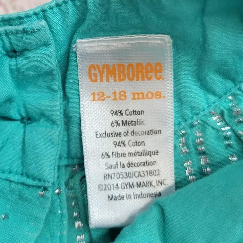 Gymboree mint green dress 12/18 mo